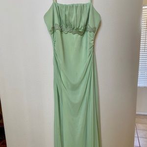 Lime green Maxi Dress